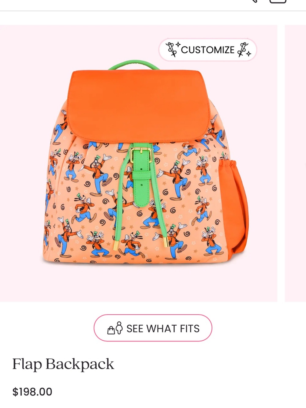 Stoney Clover Lane x Disney Goofy backpack